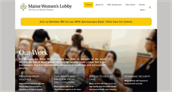 Desktop Screenshot of mainewomen.org